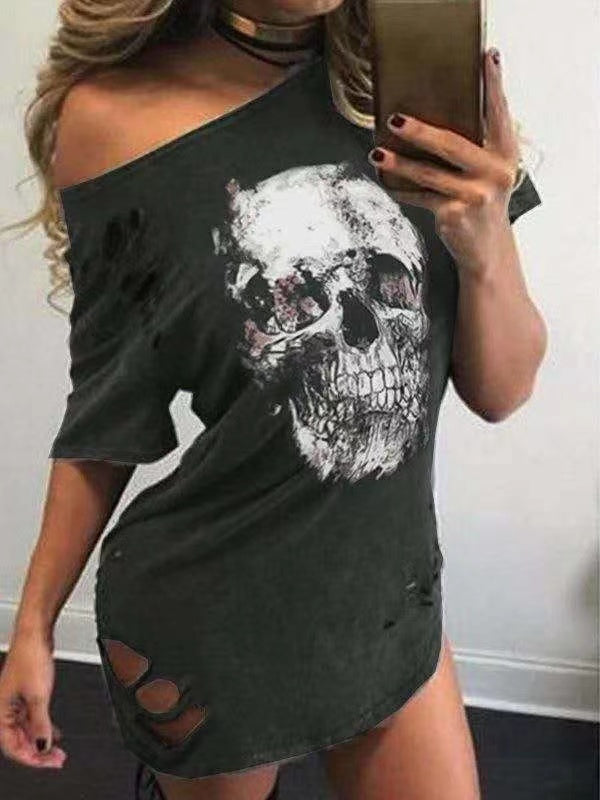 Oversized Skull T-Shirt