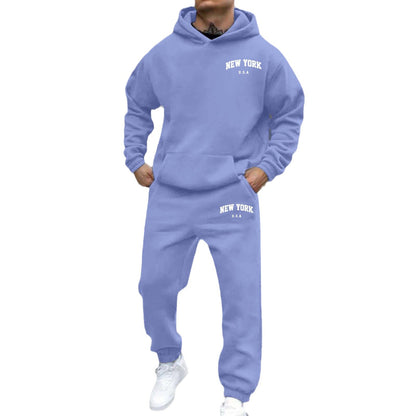 Mens new york Sweatshirt And Hoodie Set