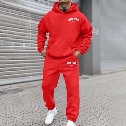 Mens new york Sweatshirt And Hoodie Set