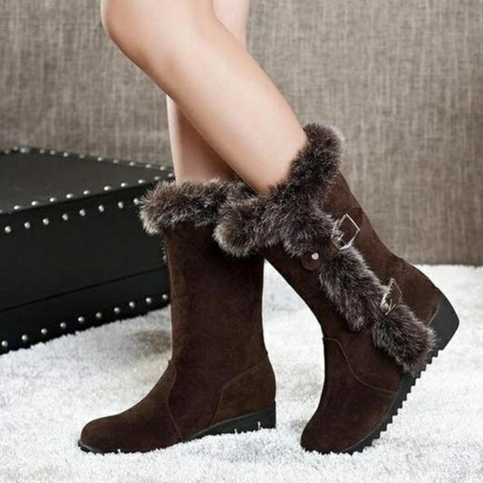 Brown New Winter Women Boots Shoes