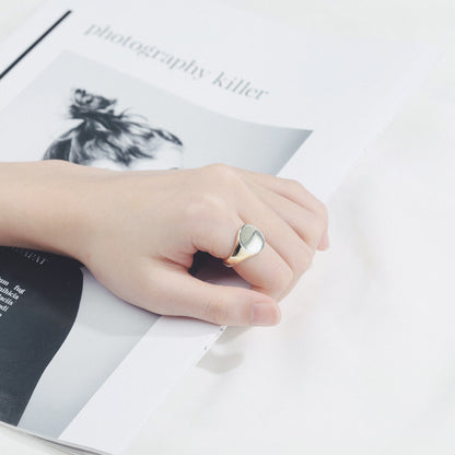 🔥Oval smooth ring🔥