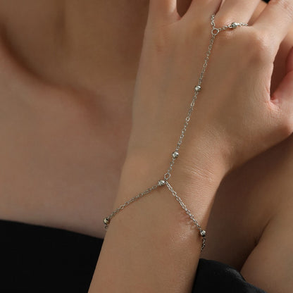 ⭐️New Stylish Ring Bracelet With A Light-luxury Vibe⭐️