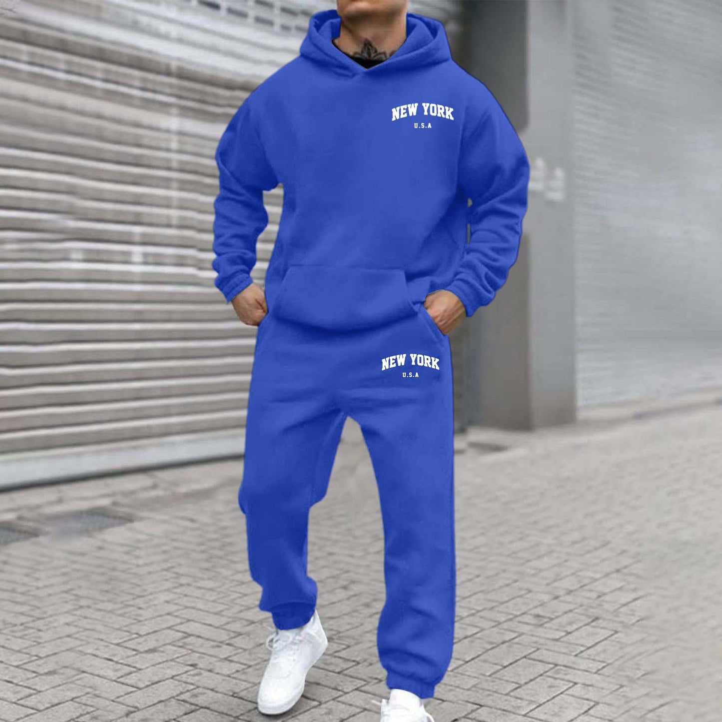 Mens new york Sweatshirt And Hoodie Set