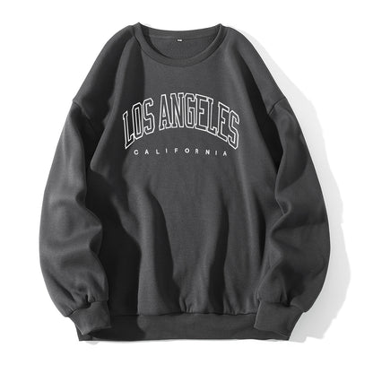Crew Neck Pullover Sweatshirt