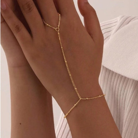 ⭐️New Stylish Ring Bracelet With A Light-luxury Vibe⭐️