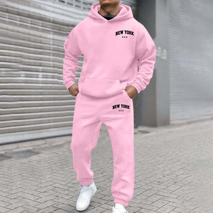 Mens new york Sweatshirt And Hoodie Set