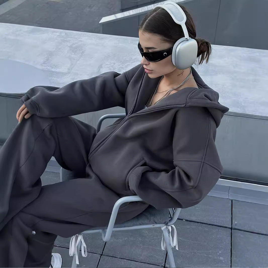 Conjunto de suéter de dos piezas para mujer