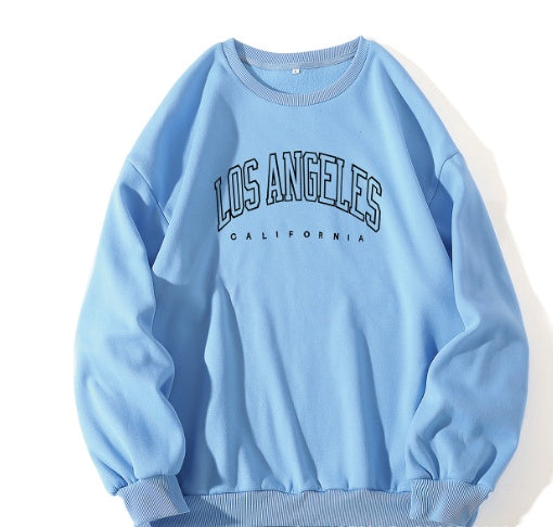 Crew Neck Pullover Sweatshirt