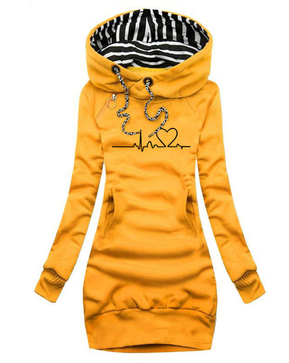 Long Clothes Women Hoodie Sweatshirt Pullover Tops