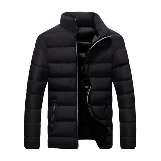 Men Winter Jacket Slim Fit Breadwear Thickened Cotton