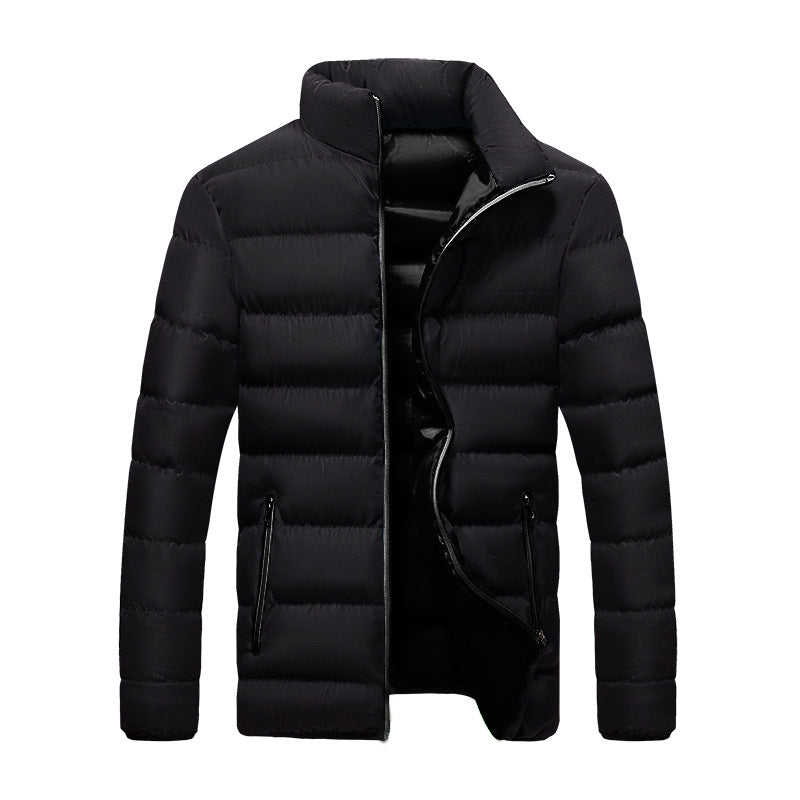 Men Winter Jacket Slim Fit Breadwear Thickened Cotton