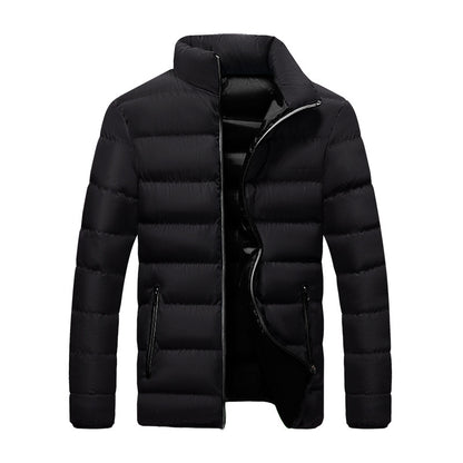 Men Winter Jacket Slim Fit Breadwear Thickened Cotton