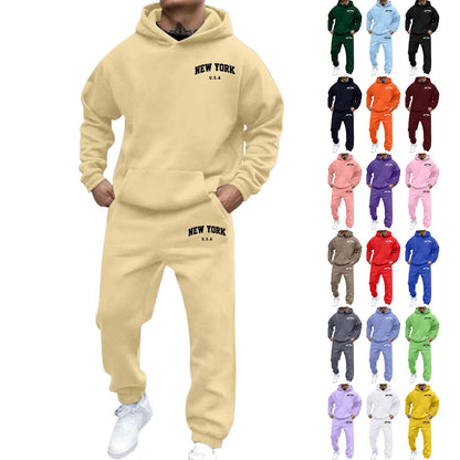 Mens new york Sweatshirt And Hoodie Set