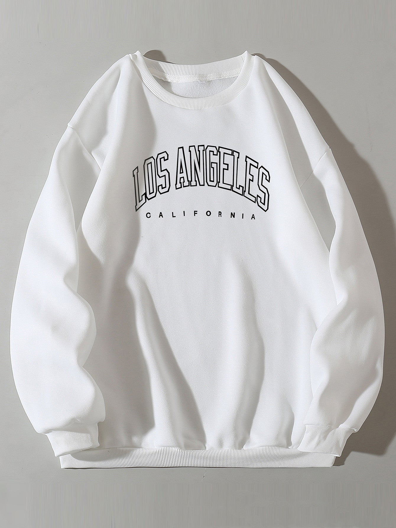 Crew Neck Pullover Sweatshirt