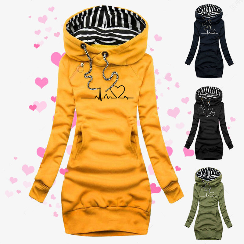 Long Clothes Women Hoodie Sweatshirt Pullover Tops