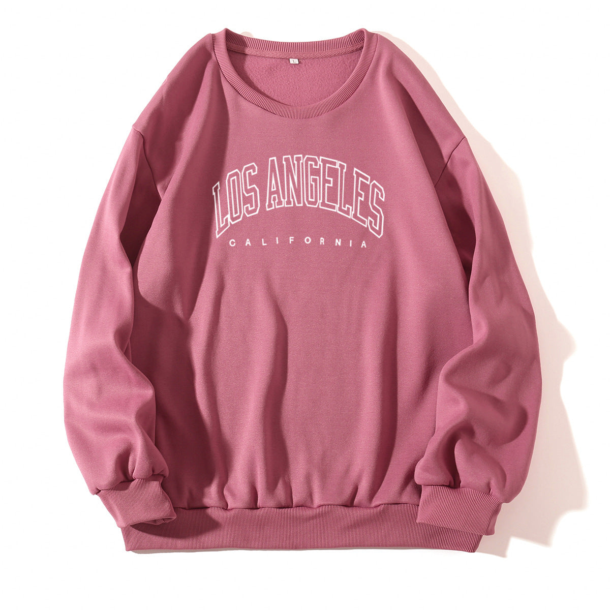 Crew Neck Pullover Sweatshirt