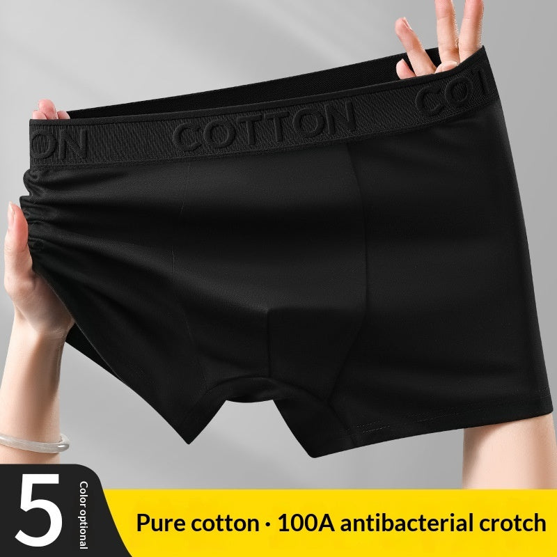 High-End Antibacterial Cotton Boxer Briefs For Men
