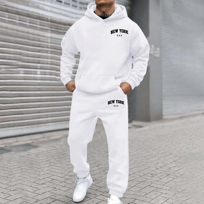 Mens new york Sweatshirt And Hoodie Set