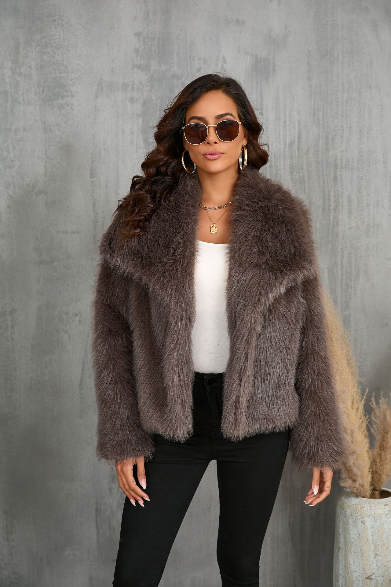 Winter Plush Coat Fashion