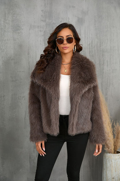 Winter Plush Coat Fashion