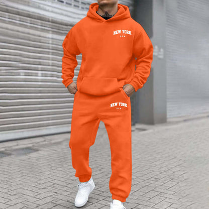 Mens new york Sweatshirt And Hoodie Set
